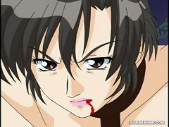 Nasty Anime Slut Begs To Be Untied But Still Gets Her Wet Pussy And Tight Ass Filled By A Dildo